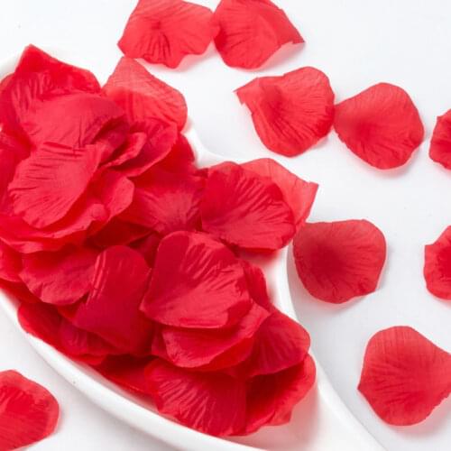 100/500/1000/2000pcs Wedding Artificial Silk Rose Petals Bridal Shower Scene Decoration Party Simulation Hand Spreading Petals
