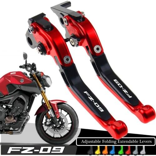 Motorcycle Folding Extendable CNC Moto Adjustable Clutch Brake Levers for Yamaha FZ-09 FZ 09 FZ09 2014 2015 2016 2017 2018 2019
