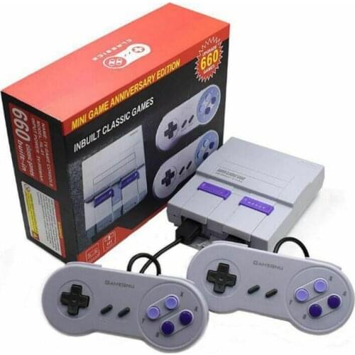 New Retro Super Classic Game Mini TV 8 Bit Family TV Video Game Console Built-in 660 Games Handheld Gaming Player Gift