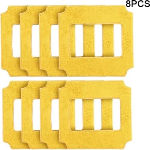 Cleaning cloth 8pcs yellow mop or grey mop for robot window cleaner RL880 /RL1180