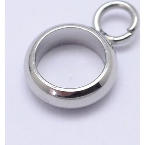 PandaHall 20pcs 9x6x2/10x7x2.5mm 304 Stainless Steel Metal Jewelry Findings Pendant Cabochon Settings Ring