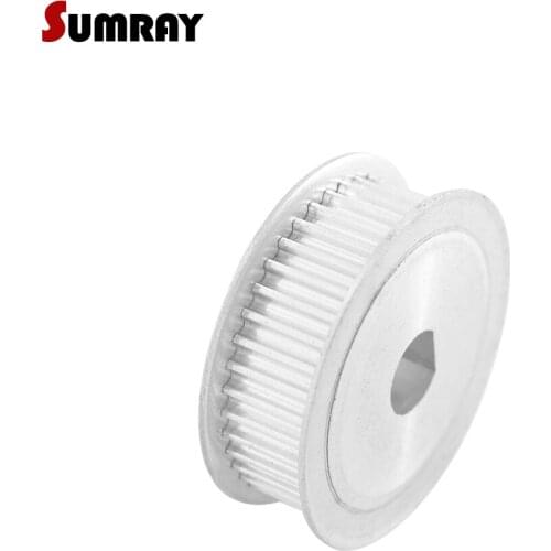 SUMRAY MXL 36T D type Timing Belt Pulley 6*5/8*7mm bore 7/11mm width D type Tooth Belt Pulley for Engraving Machine