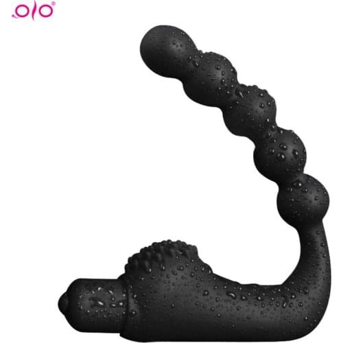 OLO Silicone Small Anal Beads Balls Butt Plug Sex Toys For Women Anal Adult Anus Masturbation Prostate Massage Erotic Intimate