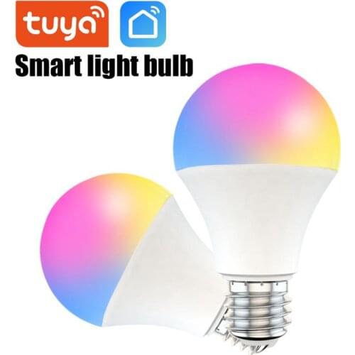 Dimmable B22/E27 WiFi Smart Light Bulb RGB LED Lamp Smart Life APP Control Wake Up Smart Lamp Night Light Smart Home Accessories