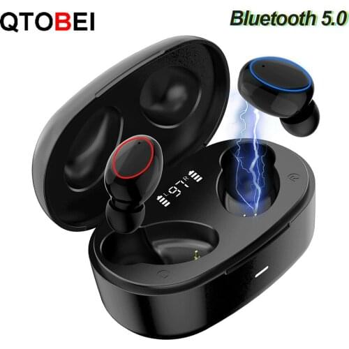 X11 TWS Earphone True Wireless Bluetooth 5.0 Earbuds Earphone Portable HIFI Stereo Sport Headset IPX7 Waterproof Earbud