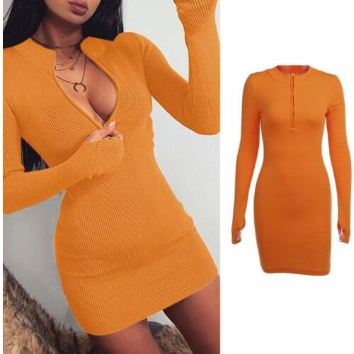 Модные трикотажные платья Zerobodys China At AliExpress