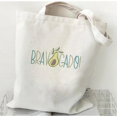 Lady Handbags Canvas Tote Bag Shoulder Grocery Bags for Women 2021 Eco-friendly Foldable Reusable Shopping Bags