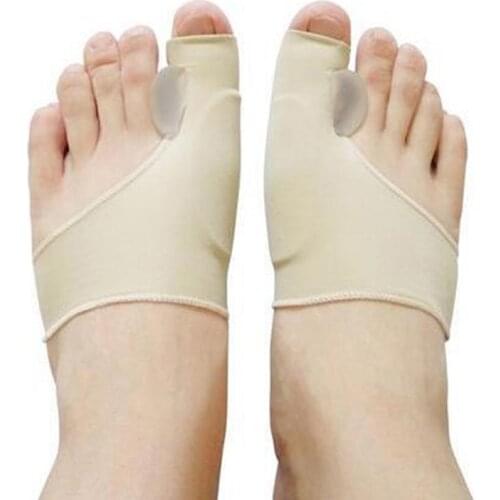 1Pair Bunion Corrector Gel Pad Stretch Nylon Hallux Valgus Protector Guard Toe Separator Orthopedic Supplies Foot Care Tool