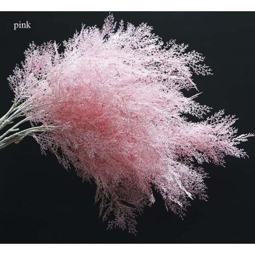 105cm 6 branch New artificial flower wedding decoration fog frost grass family decoration fake flower