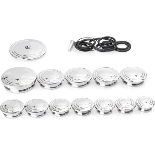 13pcs Motorcycle Frame Hole Caps Decor Cover Protector For BMW R1200 R NINE T R9T 2014 2015 2016 Chrome Motorbike Accessories