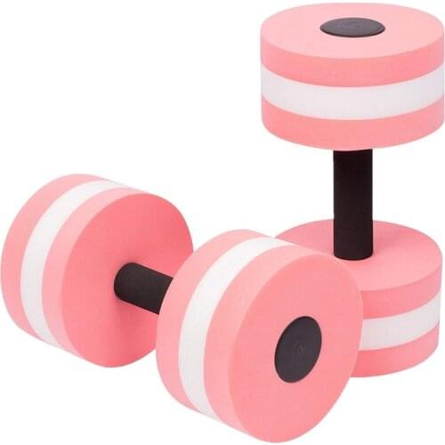 2pcs Yoga Fitness Pool Exercise EVA Water Aquatics Dumbbell Women Dumbbells Set for Fitness Training Fitness Equipment 6