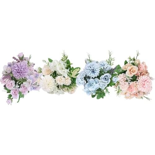 7 Branch Silk Artificial Flowers Wedding Bouquet Living Room Table Office Shop Public Area Decor Photo Props