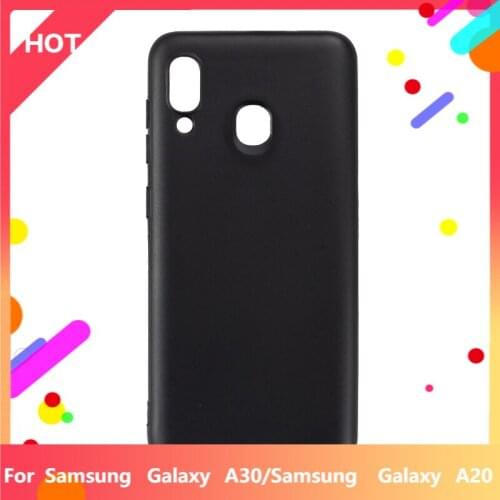 Galaxy A30 Case Matte Soft Silicone TPU Back Cover For Samsung Galaxy A20 Phone Case Slim shockproof