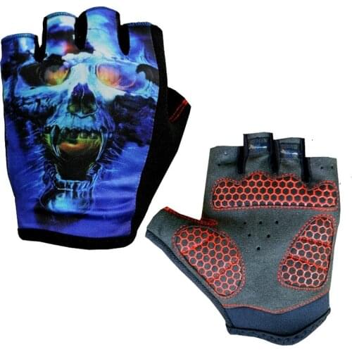 GEL Cycling Mens Gloves Skiing Sport Gloves for Bicycle Anti-shock Silicone Tactical Glove Men Women Half Finger Gloves Mittens