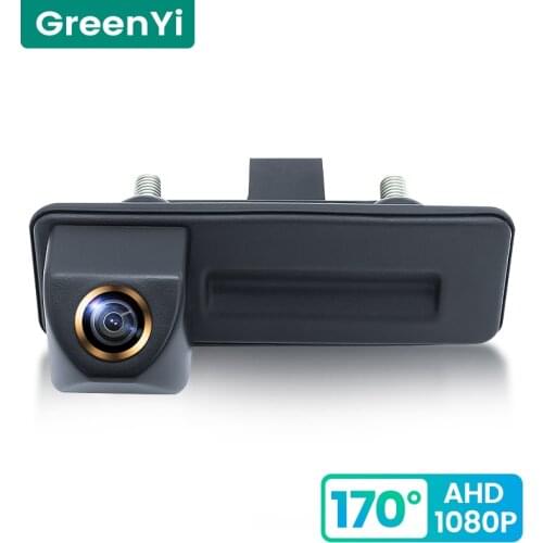 GreenYi 170° HD 1080P Car Rear View Camera for Skoda Roomster Fabia Octavia Yeti Rapid superb for Audi A1 A4L A3 Night Vision