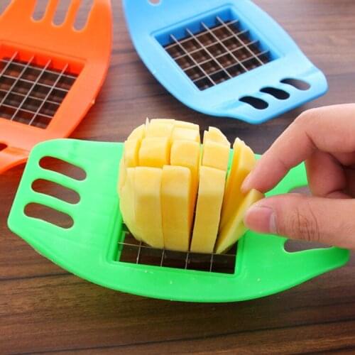 French Fry Potato Chip Cut Cutter Vegetable Fruit Slicer Chopper Chipper Blade Easy Kitchen Tools