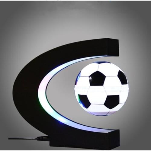Magnetic Levitation Soccer Lamp Globe Tellurion LED Light Table Desk Ornament Football Decoration Gifts Soccer Supplies