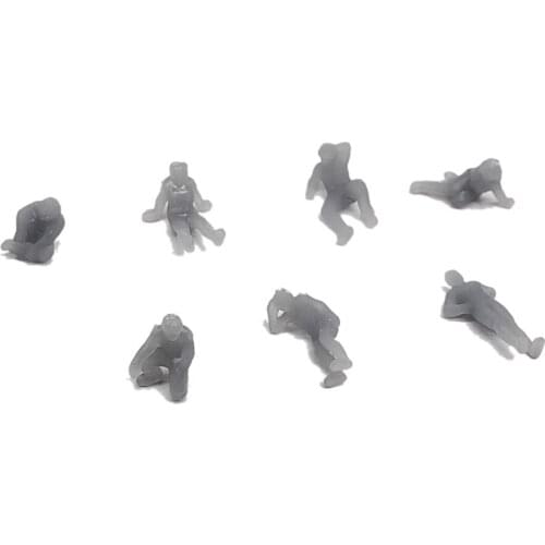 Outland Models Military Scenery Structure Leisure People Figure Set 1:160 N Scale