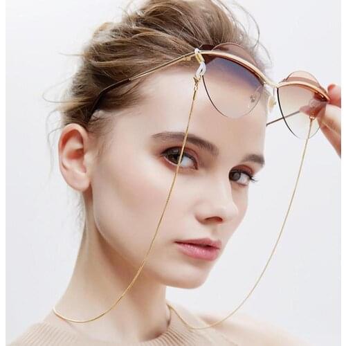 Fashion Vintage Golden Metal Non-slip Glasses Chain Lanyard Glasses Glasses Accessories Sunglasses Chain V3D1