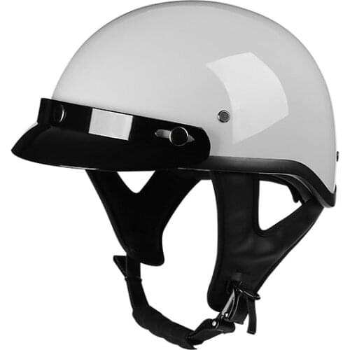 Motorcycle Capacetes Para Moto Open Half Helmet Moto Vintage Motorcycle Motorbike Biker Riding Crash Scooter Cruiser Chopper