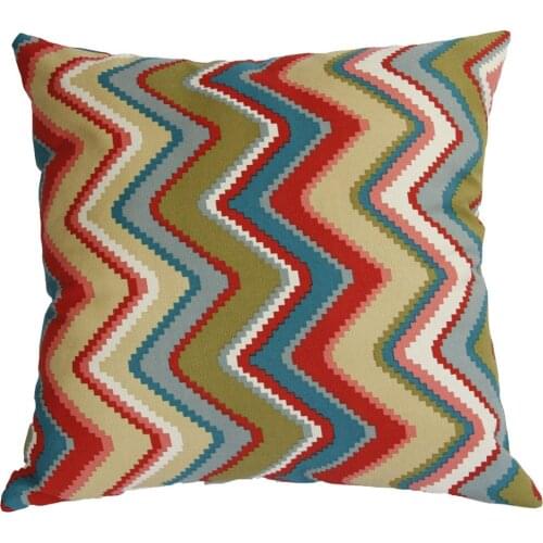 EA305 - Plain Red Blue Green Pink ivory Gray Rainbow Printed A grade 100% Cotton Canvas Cushion Cover Pillow Case (Custom Size )