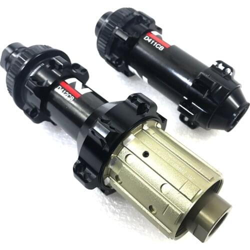 Novatec D411CB D412CB Center Lock carbon alloy hubs straight pull 24H TA front QR M12 M15 rear 135mm 142mm Shim 9s 10s Road bike