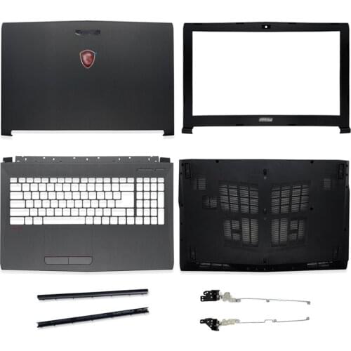New Laptop LCD Back Cover/Front Bezel/Hinges/Palmrest/Bottom Case For MSI GP62 6QG GV62 GL62 6QF GP62MVR MS-16J9 16J3 16J5 GL62M