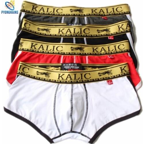 2016 New Hot Sale Solid Man Boxers Sexy Mens Underwear Cotton Sexy Underwear For Boys Soft Men Boxers For Cueca Gay Men Clothing