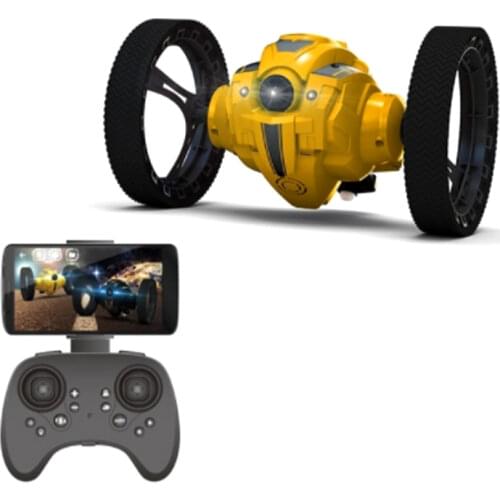 Artfunning 2.4G remote control bounce car wifi real-time transmission electric remote control childrens toy car model