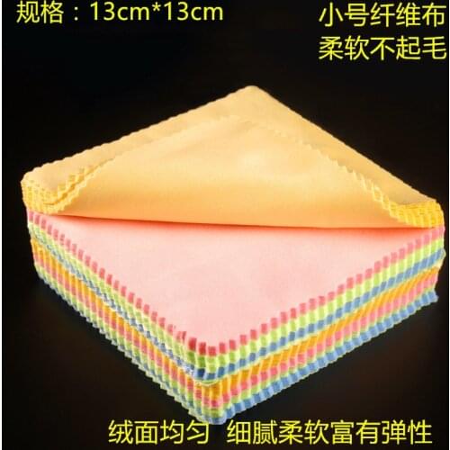 100 pcs/lot watch glasses Cleaner Microfiber Glasses Cleaning Cloth For Lens Phone Screen Camera LCD Monitor Cleaning Wipes