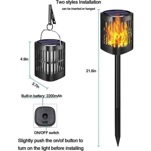 Solar Powered Led Garden Landscape Pathway Lights for Driveway Walkway
