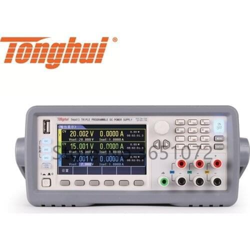 TH6413/TH6412/TH6402A/TH6402 Programmable DC Power Supply with 3 Channels Power Source