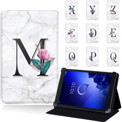 Universal Tablet Case for Alcatel 1T 7 /3T 8/3T 10/1T 10/A3 10 Stand-Up Anti-Fall Pu Leather Tablet Case + Free Stylus