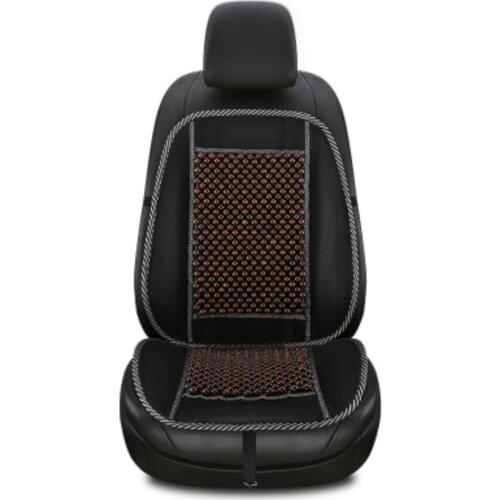 Universal Massage Wood Beads Seat Cover Cooling Natural Wooden Beads Car Seat Cushion Mesh Mat For Car Home Chair Cover