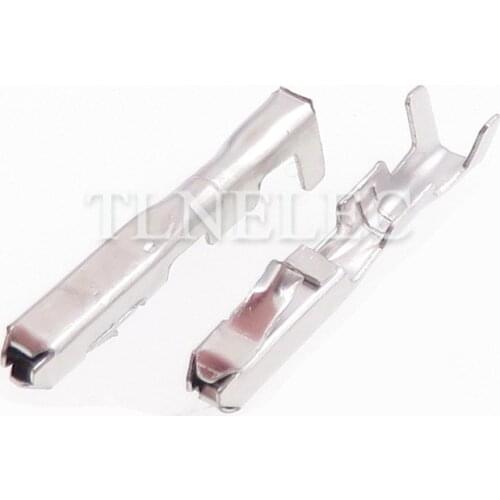 50pcs 0.6mm Series Screw Terminal Famale Crimp Splice Electrical Wiring Terminal For Automotive Connector DJ625B-0.6X0.6A