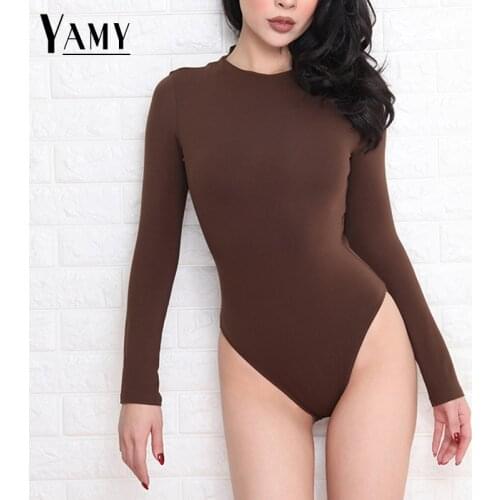 Женские боди с длинным рукавом YAMY China At AliExpress
