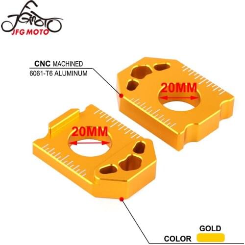 Motorcycle CNC Rear Chain Adjuster Axle Block For SUZUKI DRZ400SM DRZ 400SM 2004 2005 2006 2007 2008 2009 2010 2011 2012-2015