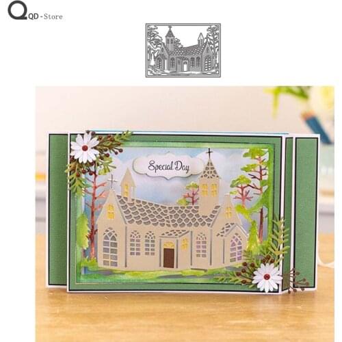 Castle Border Model Cutting Dies New Dies Scrapbooking Mold Cut Handmade Tools DIY Craft Decoration Metal Cutting Dies New 2021