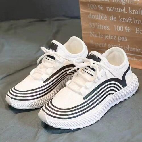 2020 Women Sneakers Fashion Casual Shoes Woman Comfortable Breathable Mesh Flats Female Platform vulcanized shoes