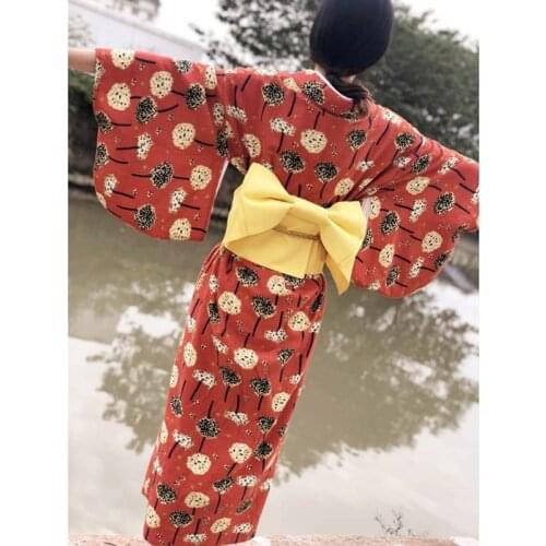 Japanese Traditional Kimonos Yukata Women Costume Geisha Kimono Dress Female Japanese Yukata Kimono Obi Japanese Cosplay FF2049