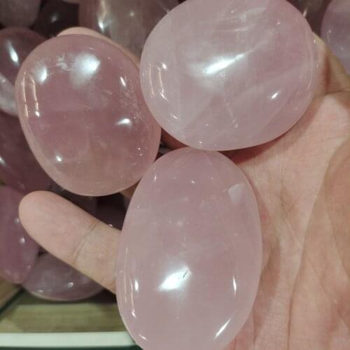 1pcs Natural Rose Quartz Crystal Egg Ball Magic Sphere Healing Kegel Exercis Stone