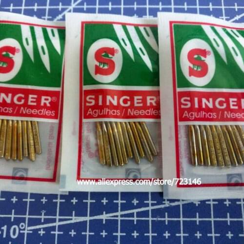 10PCS Singer Agulhas aiguille neula Nadel 2045 90/14 10 UN HA x 1,130/705H,15x1 Needles for singer brother bernina pfaff viking
