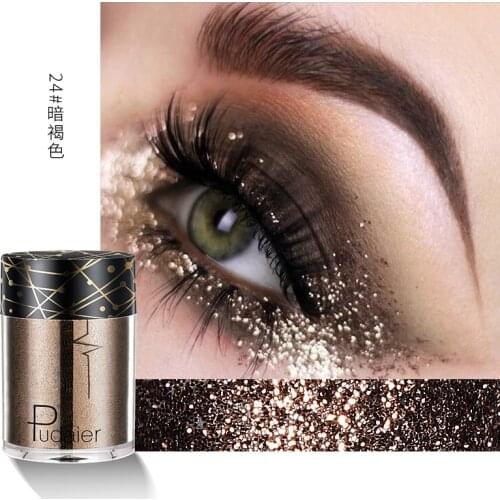 36 Colors Glittering Eyeshadow Pigments For Use On Face Hair And Body Glitter High Gloss Shimmer Powder Makeup Art TSLM1