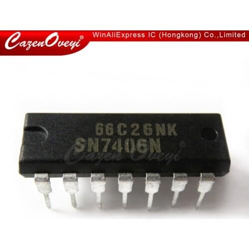 5pcs/lot SN7406N SN7406 DIP-14 In Stock