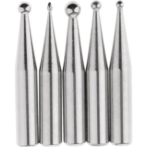 Nail Art Drawing DIY Pen with Metallic 5pcs Steel Tips Nail Dot Pen Head Dotting