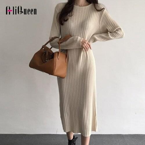 Модные вязаные платья AliQueen China At AliExpress