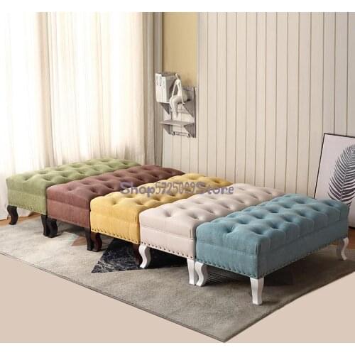 American sofa stool living room sofa footstool footrest footrest bed foot stool entrance hall try shoe replacement stool technol