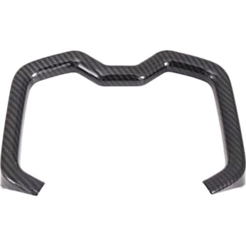 Car Water Cup Holder Cover Trim Carbon Fiber Central Control Frame Cover Trim For Toyota- RAV4 2020