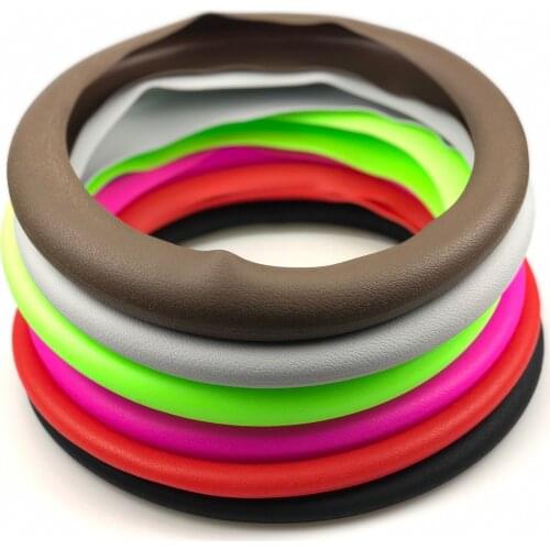 Car Silicone Steering Wheel Cover For Toyota Camry Corolla RAV4 Yaris Highlander Land Cruiser PRADO Vios Vitz Reiz succeed Aqua