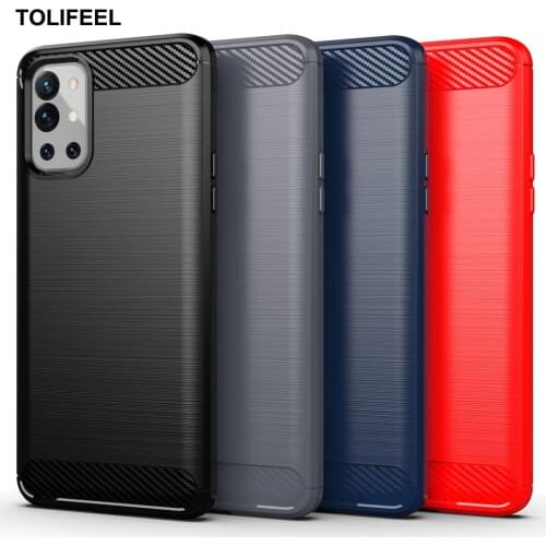 Carbon Fiber Case For Oneplus 9R 9 8T 8 Pro 7 7T 6 6T 5 5T Soft Silicone Shockproof Phone Back Cover For Oneplus 8T 9 Pro Fundas